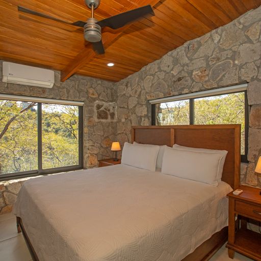 King bedroom at Villa Puerto Escondido-all-inclusive