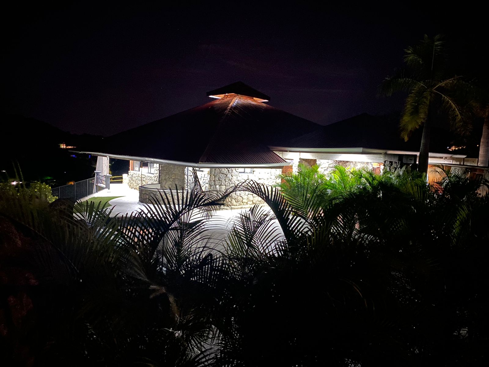 Villa Puerto Escondido in the evening in Ocotal, Costa Rica