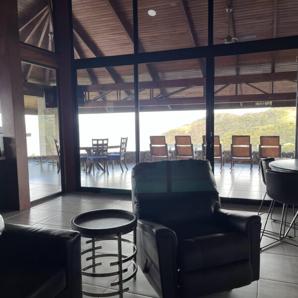 Living room at Villa Puerto Escondido all-inclusive in Ocotal, Costa Rica