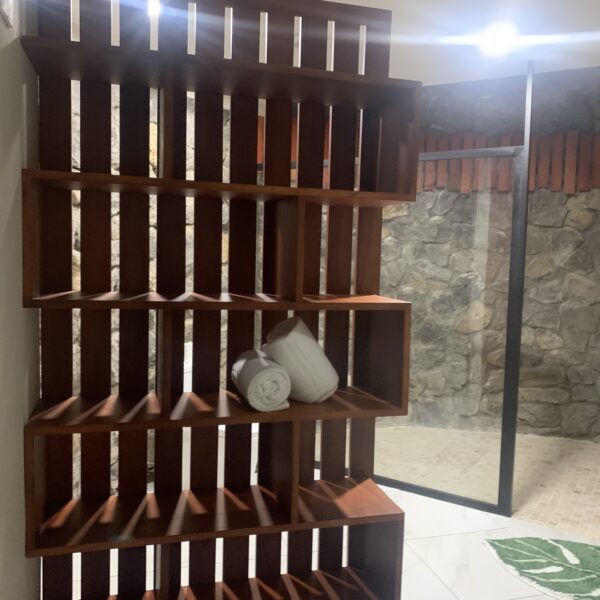 Villa Puerto Escondido master bathroom with rain shower in Ocotal, Costa Rica