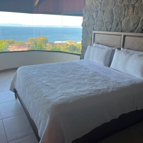 Villa Puerto Escondido ocean view king bedroom in Ocotal, Costa Rica