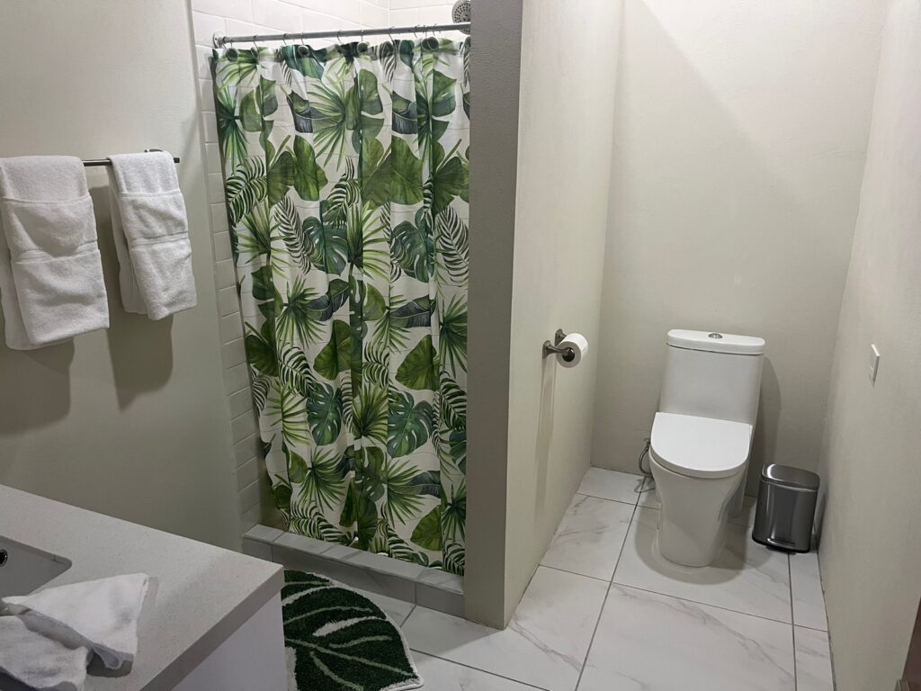 villa puerto escondido remodeled bathroom