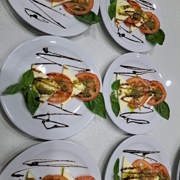 caprese salads for 6 at villa puerto escondido