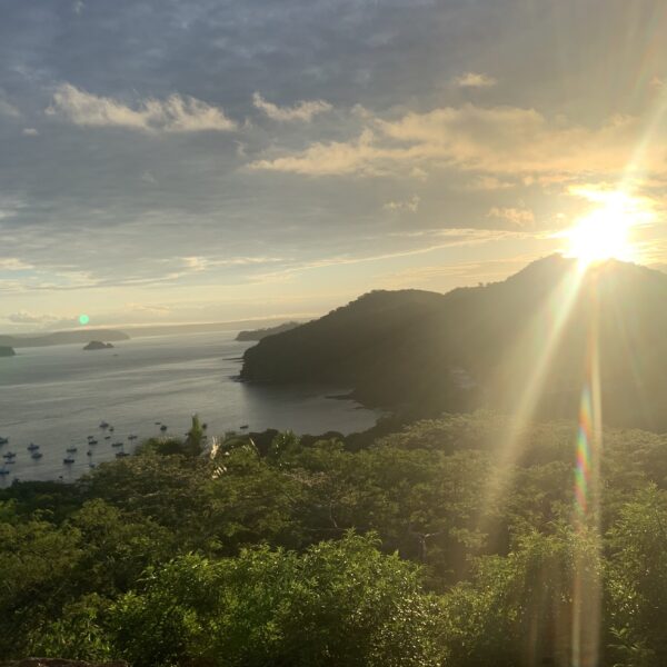 Beautiful sunrise at Villa Escondido Ocotal, Costa Rica