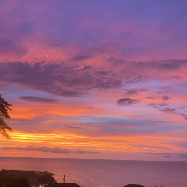 Beautiful sunset at Villa Puerto Escondido Ocotal , Costa Rica